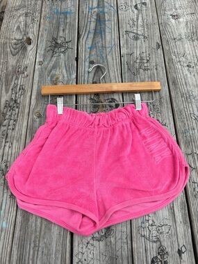 PINK Victoria's Secret Hot Pink Terry Shorts